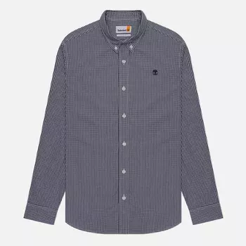 Мужская рубашка Timberland Suncook River Gingham Poplin Micro, цвет синий, размер L