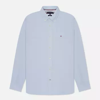 Мужская рубашка Tommy Hilfiger Core 1985 Flex Oxford Regular Fit, цвет голубой, размер XXL