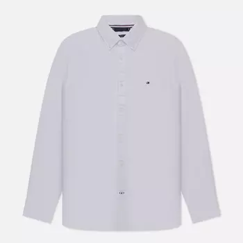 Мужская рубашка Tommy Hilfiger Core Flex Dobby Slim Fit, цвет белый, размер XXL