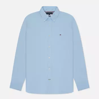 Мужская рубашка Tommy Hilfiger Core Flex Dobby Slim Fit, цвет голубой, размер XXL