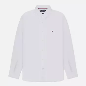 Мужская рубашка Tommy Hilfiger Core Flex Poplin Regular Fit, цвет белый, размер M