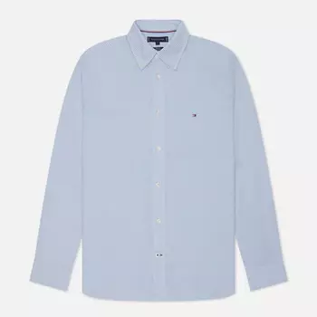 Мужская рубашка Tommy Hilfiger Soft Flex Gingham Regular Fit, цвет голубой, размер M