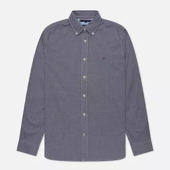 Мужская рубашка Tommy Hilfiger Soft Flex Gingham Regular Fit, цвет синий, размер XL
