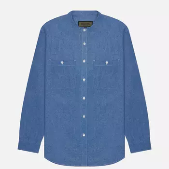 Мужская рубашка Uniform Bridge 23SS Chambray, цвет синий, размер L