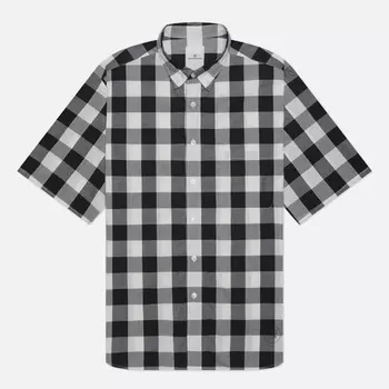 Мужская рубашка uniform experiment Yoke Logo Print B.D Big, цвет чёрный, размер L