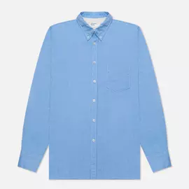 Мужская рубашка Universal Works Everyday Organic Oxford, цвет голубой, размер M
