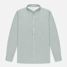 Мужская рубашка Universal Works Everyday Oxford, цвет зелёный, размер L