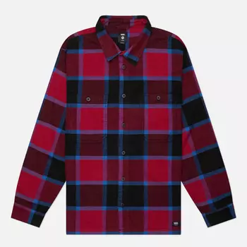 Мужская рубашка Vans Larkspur Plaid Flannel, цвет красный, размер M