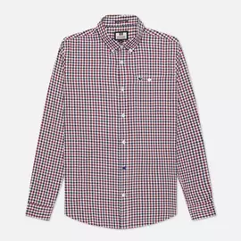 Мужская рубашка Weekend Offender Check, цвет бордовый, размер XL
