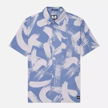Мужская рубашка Weekend Offender Toshima Camo, цвет голубой, размер XL