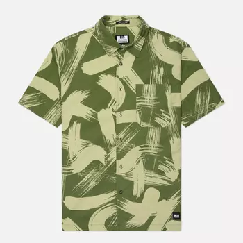 Мужская рубашка Weekend Offender Toshima Camo, цвет зелёный, размер S