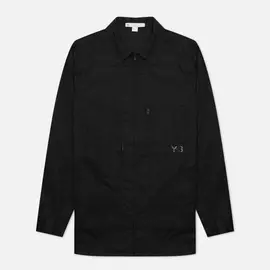 Мужская рубашка Y-3 Chapter 1 Waxed Ripstop Utility, цвет чёрный, размер M