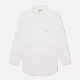 Мужская рубашка Y-3 Classic Chest Logo Button-Down, цвет белый, размер L