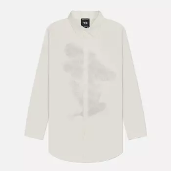 Мужская рубашка Y-3 Graphic Ultraviolet Color, цвет белый, размер XXL