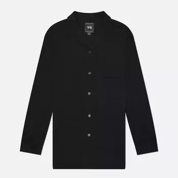 Мужская рубашка Y-3 Rayon Twill, цвет чёрный, размер S