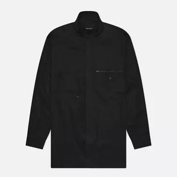 Мужская рубашка Y-3 Washed Twill Overshirt, цвет чёрный, размер M