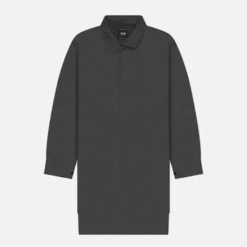 Мужская рубашка Y-3 Wool Flannel Overshirt, цвет серый, размер L