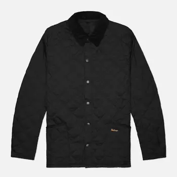 Мужская стеганая куртка Barbour Heritage Liddesdale, цвет чёрный, размер XL