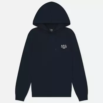 Мужская толстовка A.P.C. Standard Rue Madame Hoodie GOTS, цвет синий, размер M