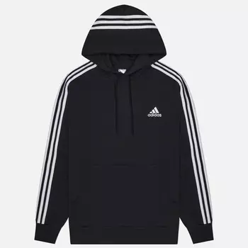 Мужская толстовка adidas Originals Essential 3-Stripes Hoodie, цвет чёрный, размер XXL