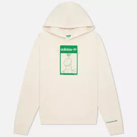 Мужская толстовка adidas Originals x Disney Rex Hoodie, цвет бежевый, размер XXL