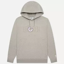 Мужская толстовка adidas Originals x The Simpsons D'Oh Hoodie, цвет серый, размер XXS