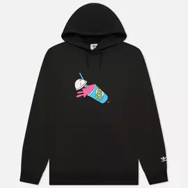 Мужская толстовка adidas Originals x The Simpsons Squishee Hoodie, цвет чёрный, размер XXS