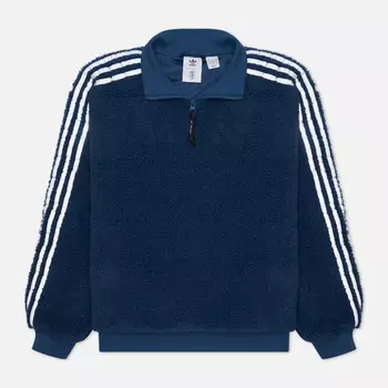 Мужская толстовка adidas Skateboarding x Blondey Sherpa Crew, цвет синий, размер S