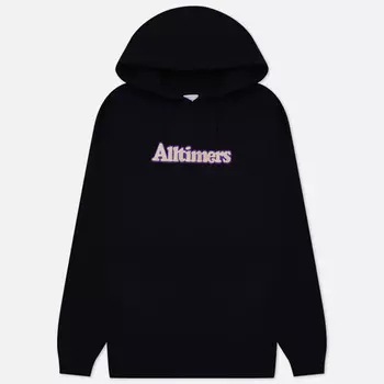 Мужская толстовка Alltimers Broadway Embroidered Hoodie, цвет чёрный, размер S