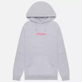Мужская толстовка Alltimers Medium Estate Embroidered Hoodie, цвет серый, размер XXL