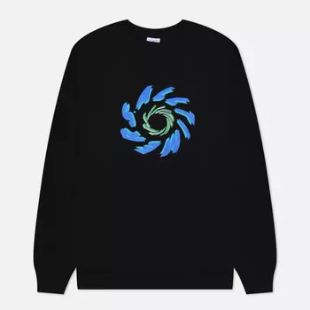 Мужская толстовка Alltimers Spin Cycle Heavyweight Crew Neck, цвет чёрный, размер L