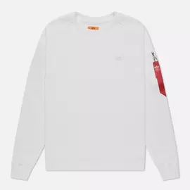 Мужская толстовка Alpha Industries X-Fit, цвет белый, размер XS