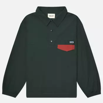 Мужская толстовка Anglan Perky Button Collar Pullover, цвет зелёный
