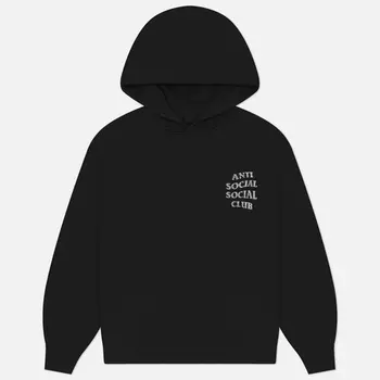 Мужская толстовка Anti Social Social Club Mind Games Rhinestone Hoodie, цвет чёрный, размер S