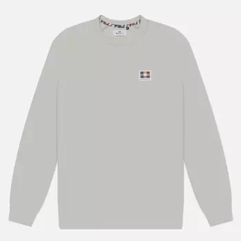 Мужская толстовка Aquascutum Active Patch Crewneck, цвет серый, размер S