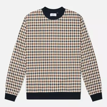 Мужская толстовка Aquascutum Iconic Crewneck, цвет синий, размер XXL