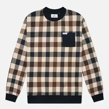 Мужская толстовка Aquascutum Macro Iconic Pocket Crewneck, цвет синий, размер XXL