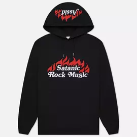 Мужская толстовка ASSID Satanic Rock Music Embroidered Hoodie, цвет чёрный, размер S