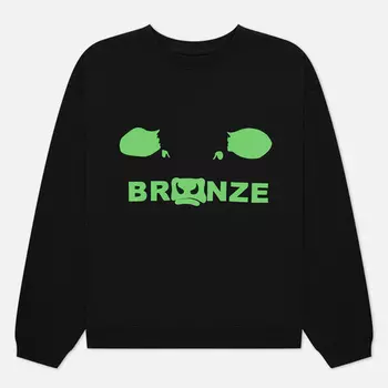 Мужская толстовка Bronze 56K Bull Crew Neck, цвет чёрный, размер XXL