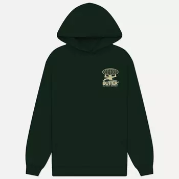 Мужская толстовка Butter Goods All Terrain Pullover Hoodie, цвет зелёный, размер XL