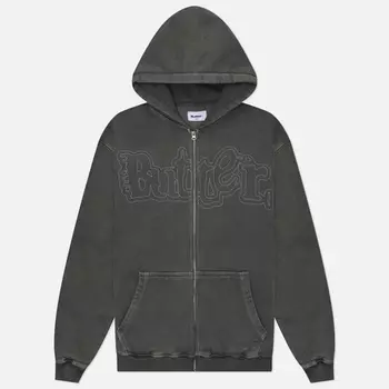 Мужская толстовка Butter Goods Breakdown Zip-Thru Hoodie, цвет серый, размер L
