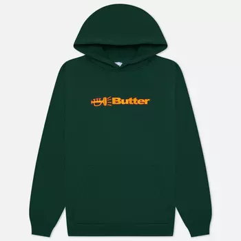 Мужская толстовка Butter Goods Horn Logo Hoodie, цвет зелёный, размер S