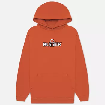 Мужская толстовка Butter Goods Lock Pullover Hoodie, цвет оранжевый, размер S