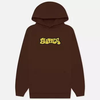 Мужская толстовка Butter Goods Perspective Applique Pullover Hoodie, цвет коричневый, размер L
