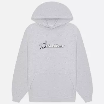 Мужская толстовка Butter Goods T-Shirt Logo Hoodie, цвет серый, размер XXL