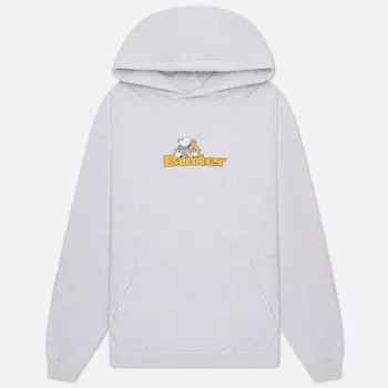 Мужская толстовка Butter Goods Teddy Logo Hoodie, цвет серый, размер XXL