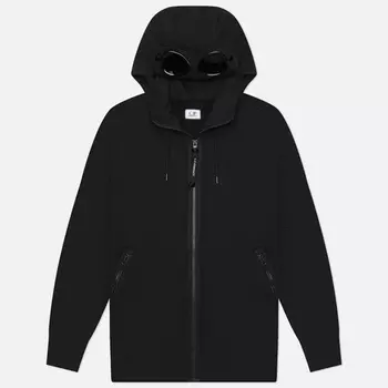 Мужская толстовка C.P. Company Adjustable Hoodie Kangaroo Pocket Lens, цвет чёрный, размер S