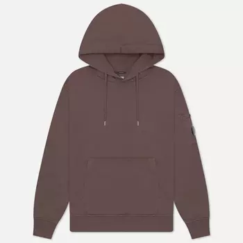 Мужская толстовка C.P. Company Brushed And Emerized Diagonal Fleece Lens Hoodie, цвет фиолетовый, размер XXL