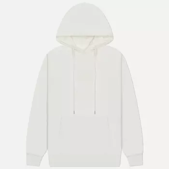 Мужская толстовка C.P. Company Brushed And Emerized Diagonal Fleece Logo Hoodie, цвет белый, размер M