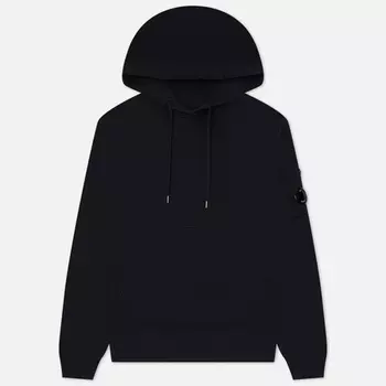 Мужская толстовка C.P. Company Cotton Fleece Hoodie Garment Dyed, цвет чёрный, размер XL